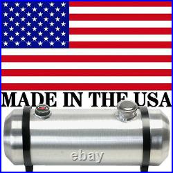 10X33 Spun Aluminum Gas Tank 10.75 Gallons With Sight Gauge And Baffle Welded