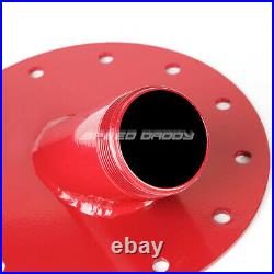 10 Gallon/38l Red Coated Aluminum Fuel Cell Tank+level Sender+45° Fast Fill Neck
