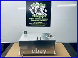 12 gallon high quality baffled aluminium fueltank with senderunit + 8mm fittings