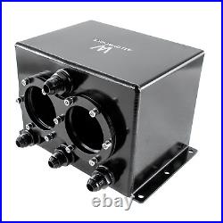 3 Litre Surge Tank Kit Black suits Twin Bosch 044 Fuel Pump E85 ALY-159BK 3L UK