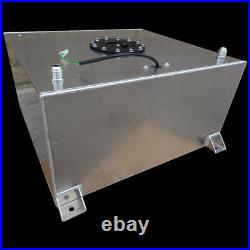 60 Litres / 13 Gallons Fuel Cell/tank, Polished Aluminium
