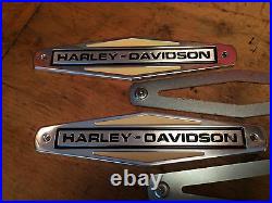 61771-66tb Harley Davidson Tankembleme Komplett Mit Halterung Shovel Head