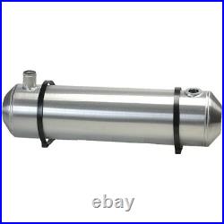 8X33 Spun Aluminum Gas Tank 7 Gallons With Remote Fill And Sending Unit Flange