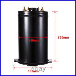 Aluminum 2.6L/2.8L 8AN Fuel Surge Tank For Single or Twin 39-40mm In-tank Pumps
