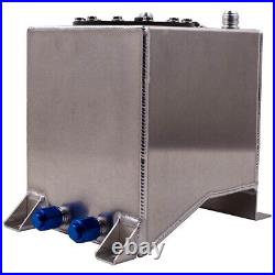 Lightweight Aluminum10L 2.5 Gallon Fuel Cell Tank 8 in x 8.25in x 10in for ford