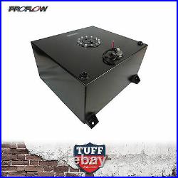 Proflow 57 Litre Fuel Cell Anodized Black Tank Foam Filled & Sender & Brackets