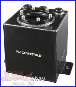 Raceworks Surge Tank Kit Black 2L With EFP-506 044 Style Fuel Pump PRO-500-E85