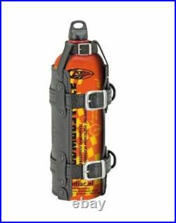 Zodiac 1,5 Liter Gasoline Notfall Tankflasche + Schwarzes Leder-Halter